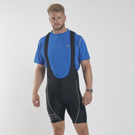 North Latitude Bike Shorts With Suspenders Black TALL - Αθλητικά ρούχα & Outdoor - Aθλητικα ρούχα μεγάλα μεγέθη ανδρικά