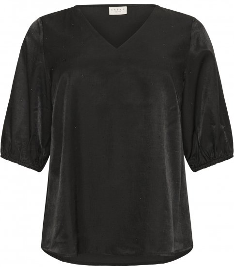 Kaffe Curve Ada Blouse Black - Μπλούζες - 