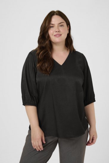 Kaffe Curve Ada Blouse Black - Μπλούζες - 