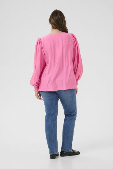 Kaffe Curve Sofia Blouse Pink Power - Μπλούζες - 