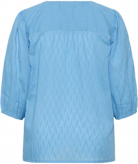 Kaffe Curve Gabby Blouse Azure Blue - Μπλούζες - 