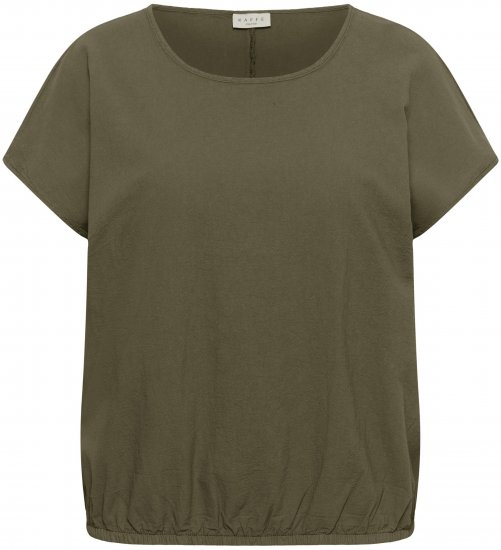 Kaffe Curve Nana Μπλούζα με κοντό μανίκι Grape Leaf - Πουκάμισα και τουνίκ - 