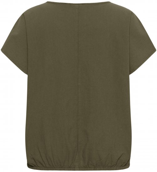 Kaffe Curve Nana Μπλούζα με κοντό μανίκι Grape Leaf - Πουκάμισα και τουνίκ - 