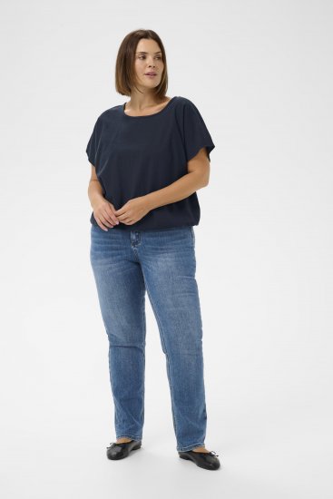 Kaffe Curve Nana Μπλούζα με κοντό μανίκι - Πουκάμισα και τουνίκ - 