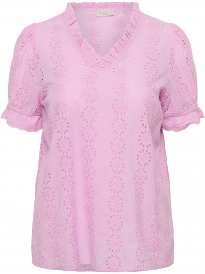 Kaffe Curve Dina Blouse Pink Frosting - Μπλούζες - 