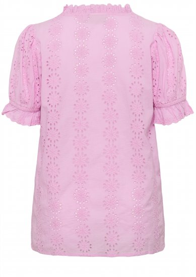 Kaffe Curve Dina Blouse Pink Frosting - Μπλούζες - 