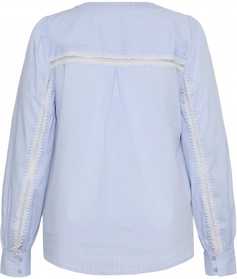 Kaffe Curve Juda Blouse Nantucket Breeze Stripe Blue - ΓΥΝΑΙΚΕΊΑ ΡΟΎΧΑ 40-66 - 