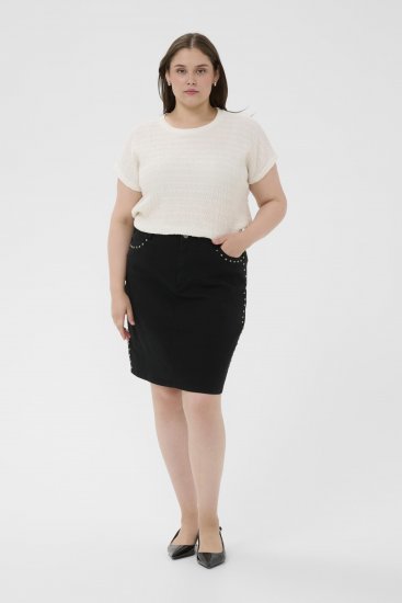 Kaffe Curve Felice Blouse Chalk - Μπλούζες - 