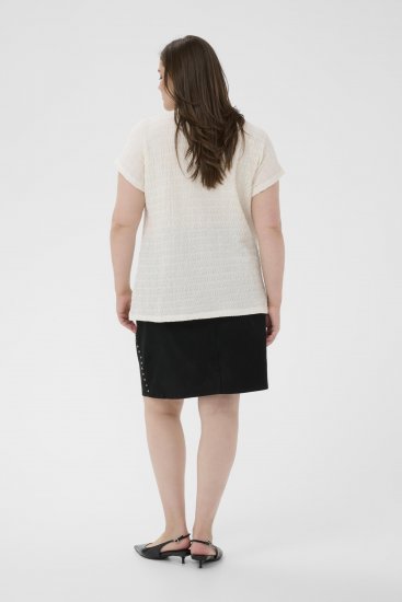 Kaffe Curve Felice Blouse Chalk - Μπλούζες - 