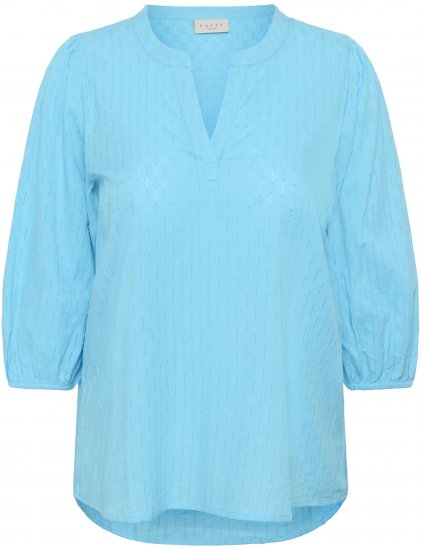 Kaffe Curve Thea Blouse Aquarius Blue - Πουκάμισα και τουνίκ - 