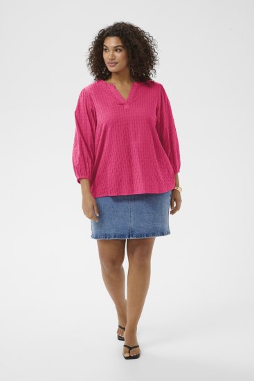 Kaffe Curve Thea Blouse Beetroot Purple - Μπλούζες - 