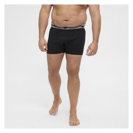 North Latitude 5-Pack Boxershorts Black - Μποξεράκια - μποξερακια ανδρικά μεγάλα μεγέθη