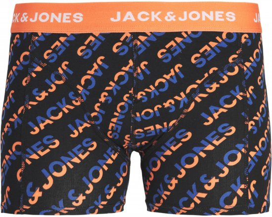 Jack & Jones Logo Trunks 3-Pack Navy Blazer - Εσώρουχα/Μαγιό - Aνδρικά Εσώρουχα μεγάλα μεγέθη