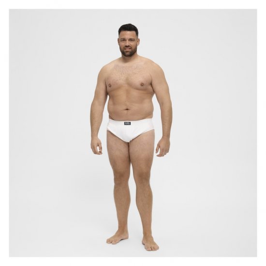 North Latitude Brief Underwear White - σλιπ - Ανδρικά σλιπ μεγάλο μέγεθος