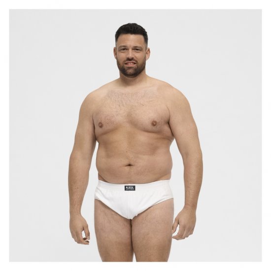 North Latitude Brief Underwear White - σλιπ - Ανδρικά σλιπ μεγάλο μέγεθος