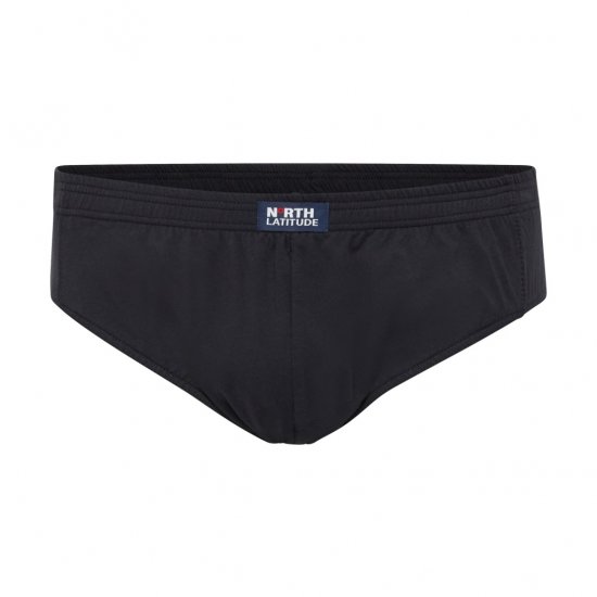 North Latitude Brief Underwear Black - σλιπ - Ανδρικά σλιπ μεγάλο μέγεθος