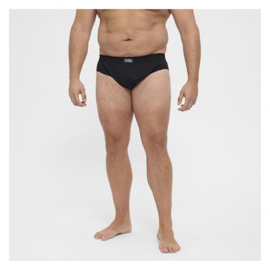 North Latitude Brief Underwear Black - σλιπ - Ανδρικά σλιπ μεγάλο μέγεθος