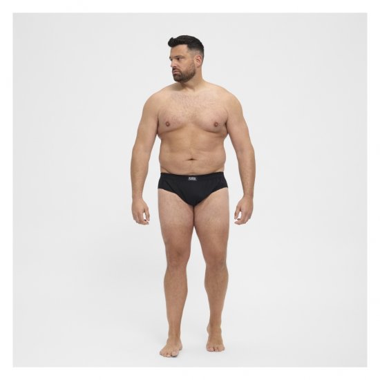 North Latitude Brief Underwear Black - σλιπ - Ανδρικά σλιπ μεγάλο μέγεθος