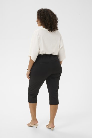 Kaffe Curve Jenna Capri Pants Black - Παντελόνια - 