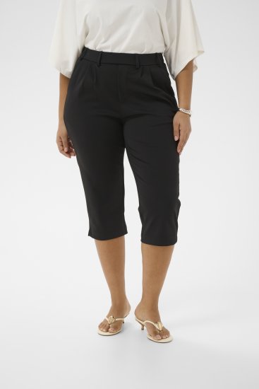 Kaffe Curve Jenna Capri Pants Black - Παντελόνια - 