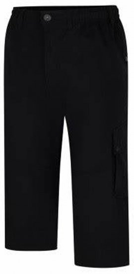 Espionage TR062 Ripstop 3/4 Cargp Trousers Black - Παντελόνια cargo - Aνδρικά Cargo παντελόνια μεγάλα μεγέθη