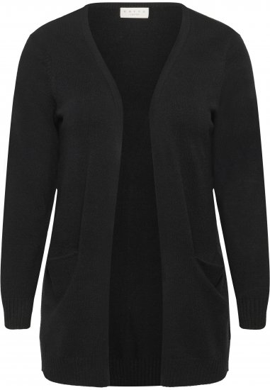 Kaffe Curve Alianna Knit Cardigan Black Deep - Ζακέτες - 