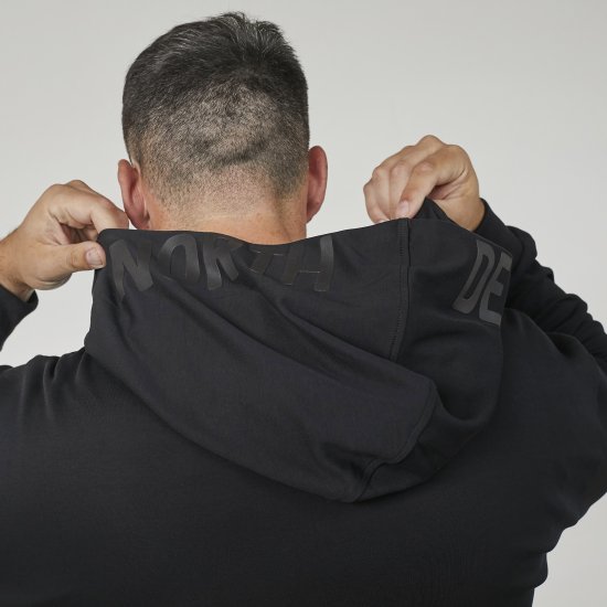 North Latitude 61325 Ζακέτα Με Κουκούλα Μαύρο - φούτερ/Φούτερ με κουκούλα - φούτερ/Φούτερ με κουκούλα ανδρικά μεγάλα μεγέθη 