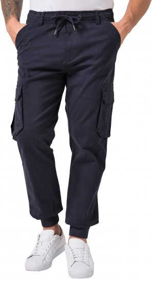 JP1880 Stretchy FLEXNAMIC Cargo Pants Navy - Παντελόνια cargo - Aνδρικά Cargo παντελόνια μεγάλα μεγέθη