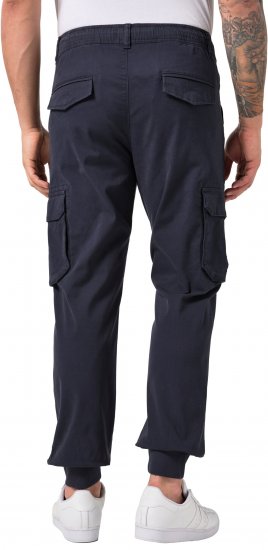 JP1880 Stretchy FLEXNAMIC Cargo Pants Navy - Παντελόνια cargo - Aνδρικά Cargo παντελόνια μεγάλα μεγέθη