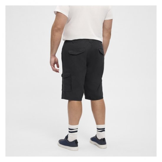 North Latitude Cargo Shorts Black - Σορτς - Aνδρικεσ βερμουδεσ μεγαλα μεγάλα μεγέθη