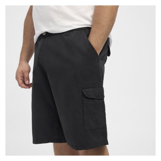 North Latitude Cargo Shorts Black - Σορτς - Aνδρικεσ βερμουδεσ μεγαλα μεγάλα μεγέθη