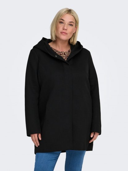 Only Carmakoma Sedona Light Coat Black - Χειμερινά παλτό - 