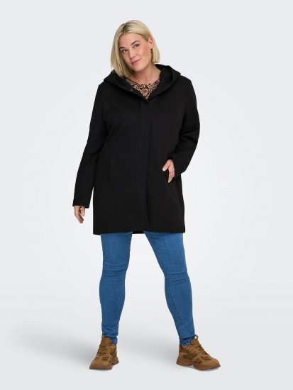 Only Carmakoma Sedona Light Coat Black - Χειμερινά παλτό - 