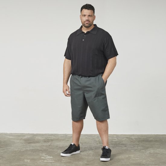 North Latitude 61336 Σορτς Με Άνετη Εφαρμογή Σκούρο Σκονισμένο Πράσινο - Σορτς - Aνδρικεσ βερμουδεσ μεγαλα μεγάλα μεγέθη