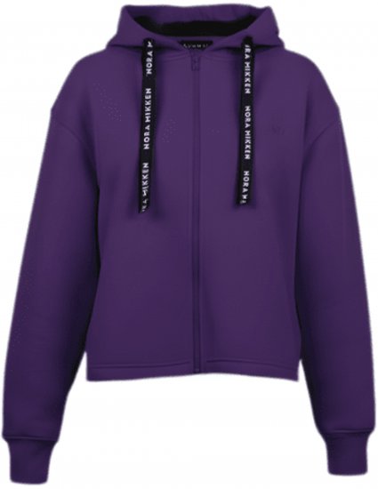 Nora Mikken GERTRUD Cropped Hoodie Purple - ΓΥΝΑΙΚΕΊΑ ΡΟΎΧΑ XS-XXL - 