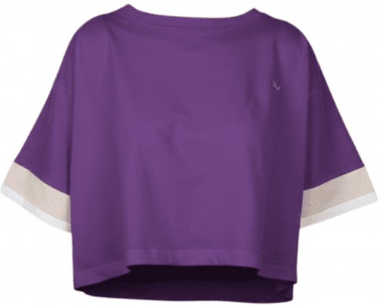 Nora Mikken AGNES Crop Top Purple - Μακό μπλουζάκια - 