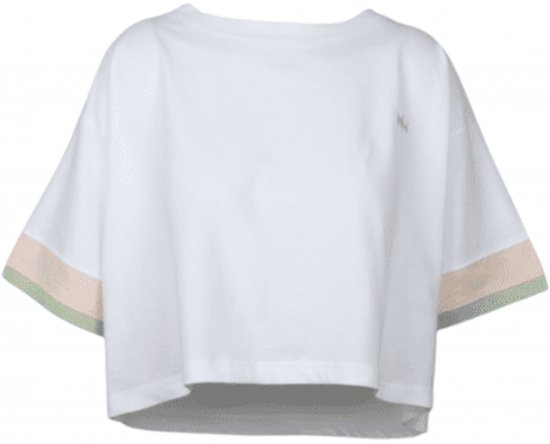 Nora Mikken AGNES Crop Top White - Μακό μπλουζάκια - 