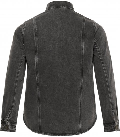 Kaffe Curve Petri Denim Jacket Grey Vintage Wash - Μπουφάν - 