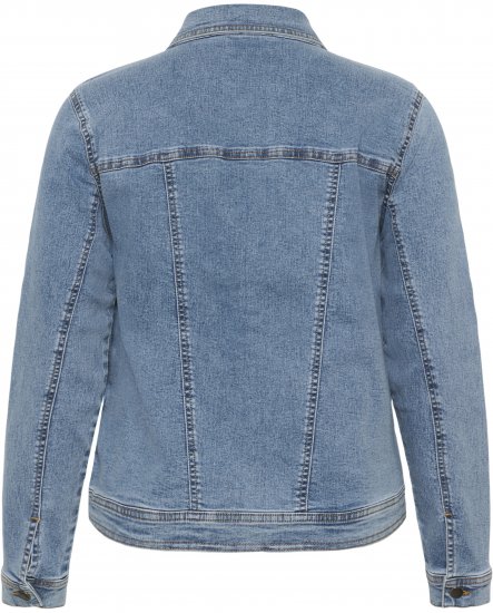 Kaffe Curve Vilana Denim Jacket Washed Blue - Τζιν μπουφάν - 