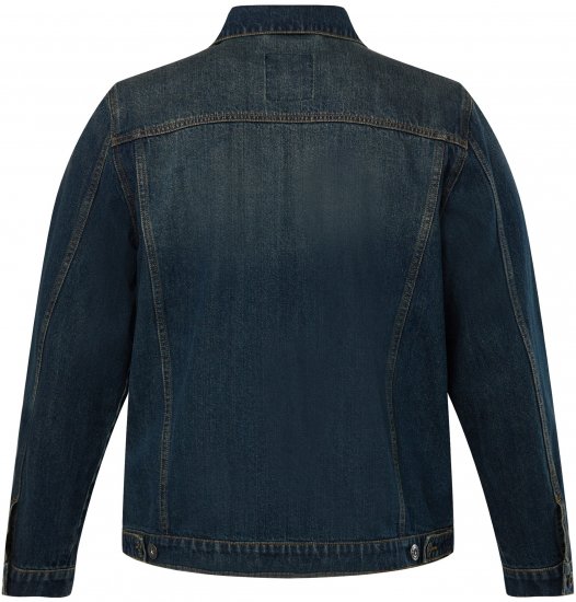 JP1880 Denim Jacket Dark Blue Denim - Μπουφάν - Aνδρικά μπουφαν μεγάλα μεγέθη