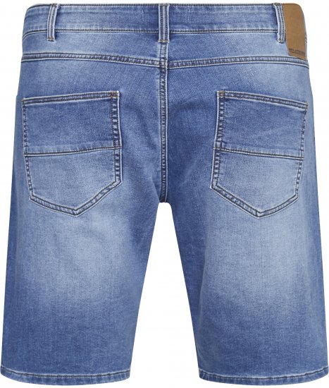 North Latitude 61339 Mick Jog Τζιν Σορτς Μπλε Denim - Σορτς - Aνδρικεσ βερμουδεσ μεγαλα μεγάλα μεγέθη