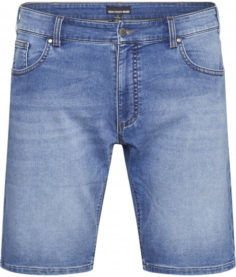 North Latitude 61339 Mick Jog Τζιν Σορτς Μπλε Denim - Σορτς - Aνδρικεσ βερμουδεσ μεγαλα μεγάλα μεγέθη