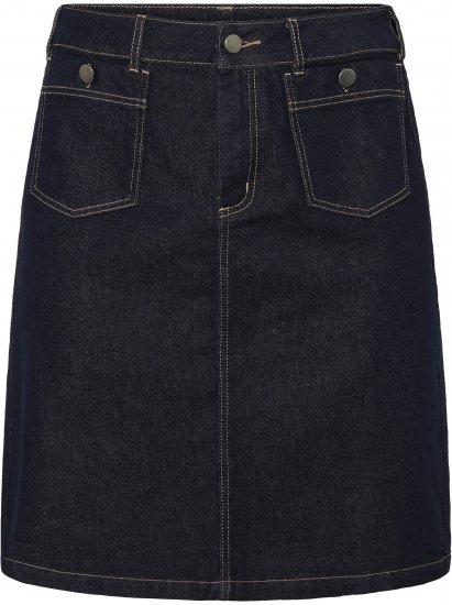 Kaffe Curve Roria Denim Skirt Dark Blue - Φούστες - 