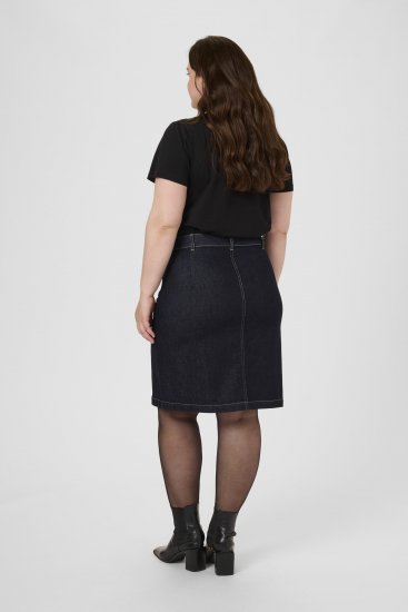 Kaffe Curve Roria Denim Skirt Dark Blue - Φούστες - 