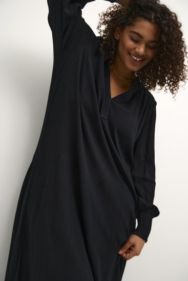 Kaffe Curve Miriam Ami Φόρεμα Βαθύ μαύρο - Φορέματα - 