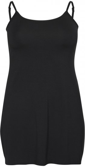 Kaffe Curve Jena Με τιράντες Φόρεμα Βαθύ μαύρο - Φορέματα - 