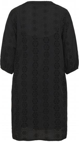 Kaffe Curve Dina Dress Black Deep - Μίντι φορέματα - 