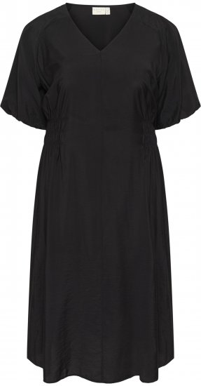 Kaffe Curve Neela Dress Black - Μίντι φορέματα - 