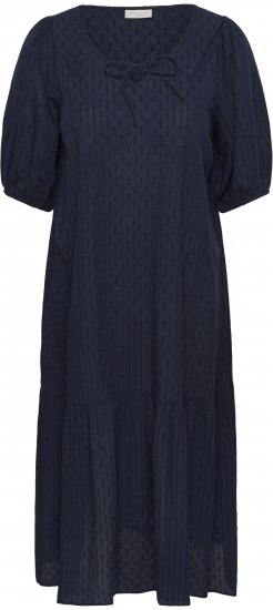 Kaffe Curve Thea Dress Midnight Marine - Μάξι φορέματα - 