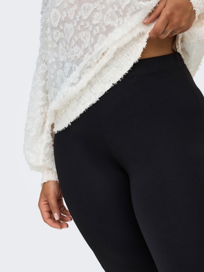 Only Carmakoma Pever Flared Pants Black - Παντελόνια - 